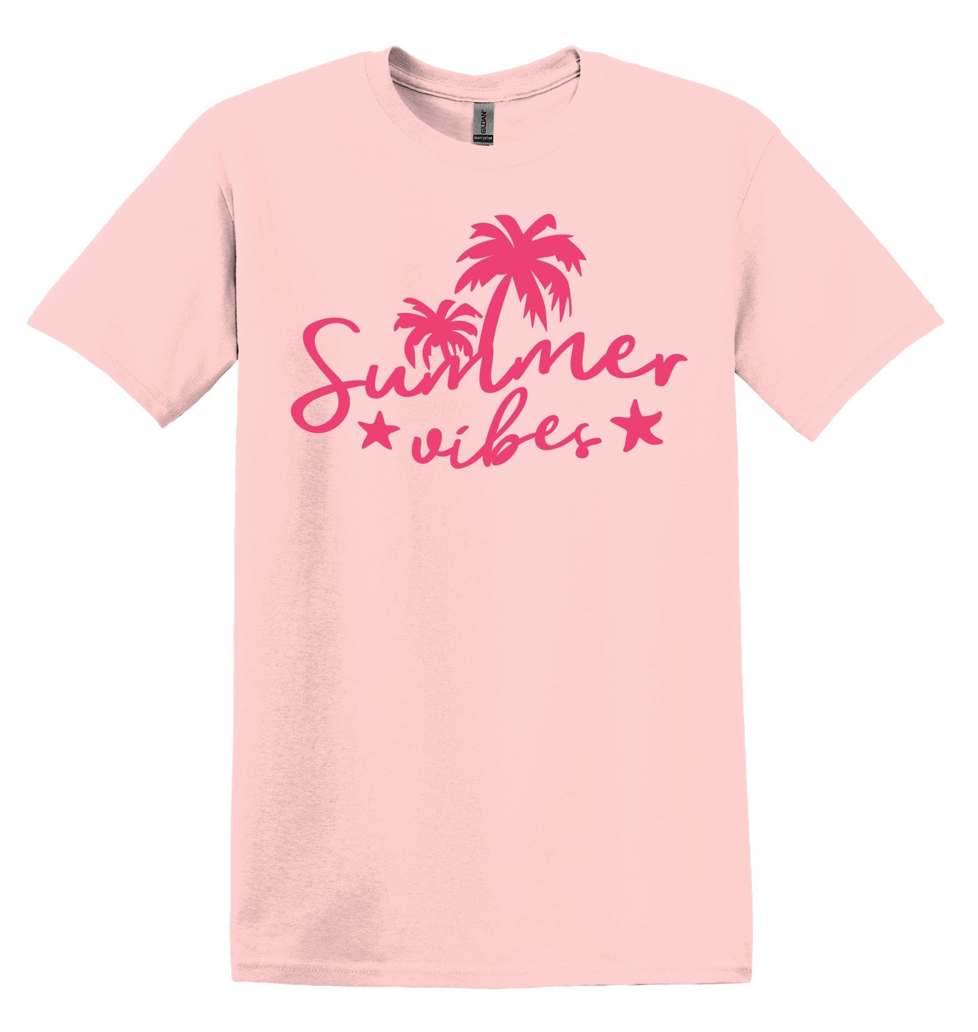 Summer Vibes Palm Tree Cute Summer Shirt Trendy Summer Tshirt Funny Adult TShirt Vintage Funny TShirt Nostalgia Shirt Relaxed Cotton Tee