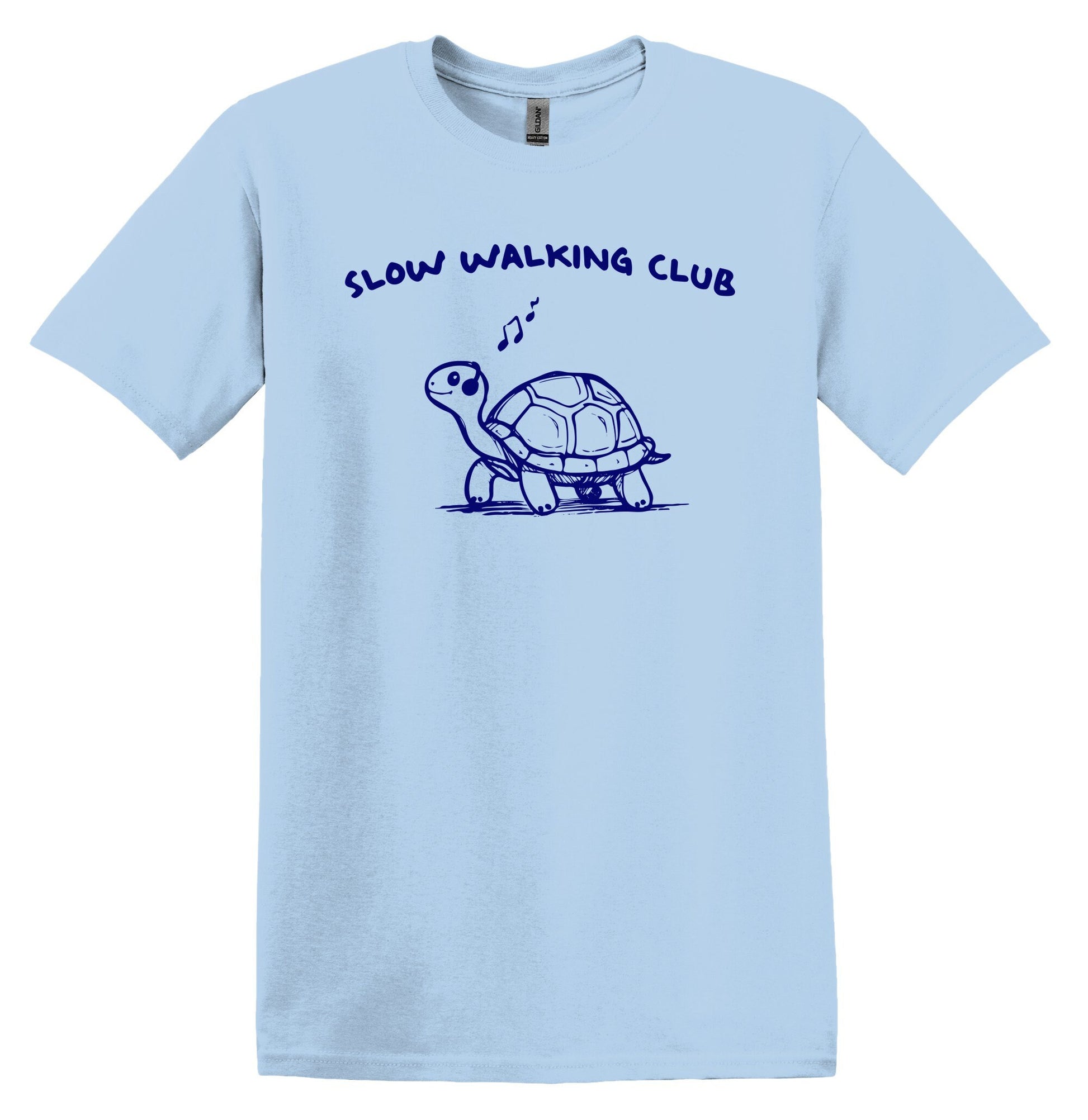 Slow Walking Club T-shirt Graphic Shirt Funny Adult TShirt Vintage Funny TShirt Nostalgia T-Shirt Relaxed Cotton Tee T-Shirt