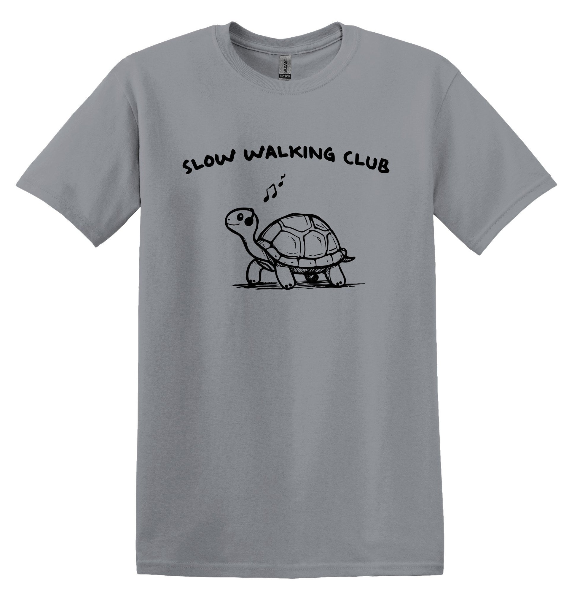 Slow Walking Club T-shirt Graphic Shirt Funny Adult TShirt Vintage Funny TShirt Nostalgia T-Shirt Relaxed Cotton Tee T-Shirt