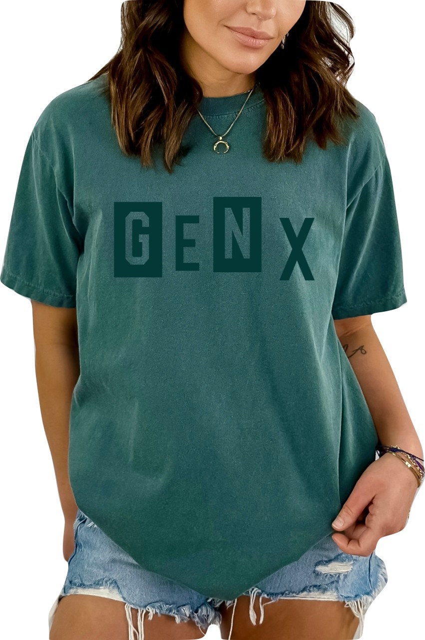 Gen X Block Colors TShirt Generation X Shirt Unisex Shirt Gen X T-Shirt Gen X TShirt Generation X T-Shirt Generation X T-Shirt