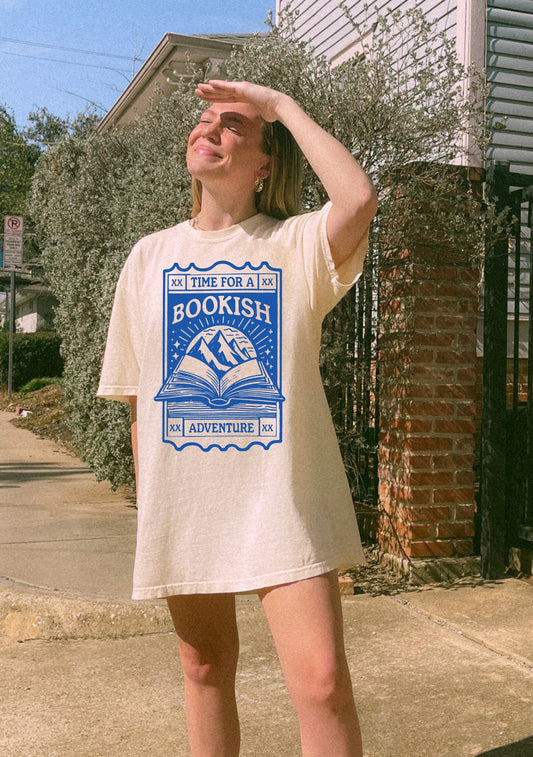 Time for a Bookish Adventure Shirt Book shirt Book Lover Tshirt Women Reading Shirts Book Club Shirt book shirt Book gift