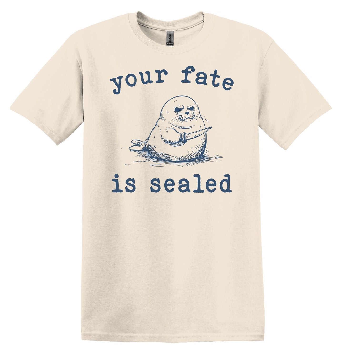 Your Fate is Sealed Shirt Graphic Shirt Funny Shirt Vintage Funny TShirt Nostalgia T-Shirt Relaxed Cotton Shirt Meme Shirt Minimalist Shirt