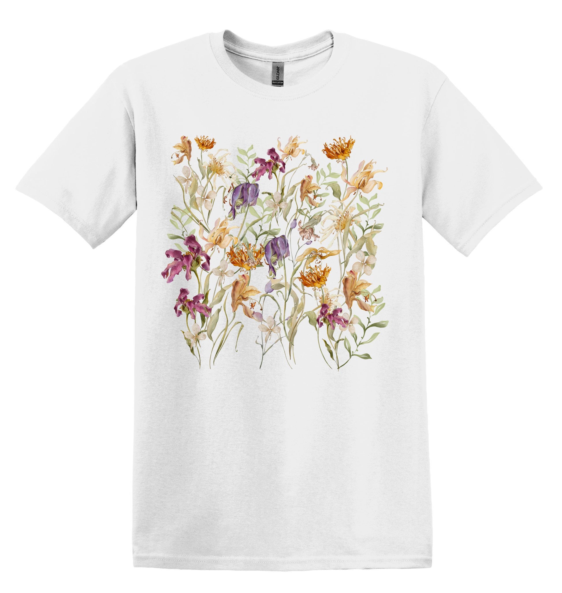 Boho Floral Wildflowers Tshirt Flower Shirt Garden Lover Shirt Flower Lover Shirt Wild Flowers Shirt Floral Tshirt Boho Floral Shirt