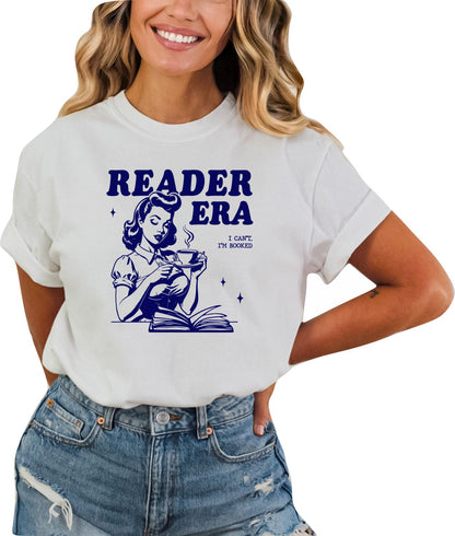 Reader Era TShirt Book Lover Shirt Book TShirt Women Reading Shirts Book Club Shirt Comfort Colors