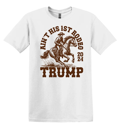 Ain't His First Rodeo Shirt, Trump for President 2024 Shirt, Republican 2024, Get On Board Trump 2024 Shirt, Trump Shirt, America Shirt