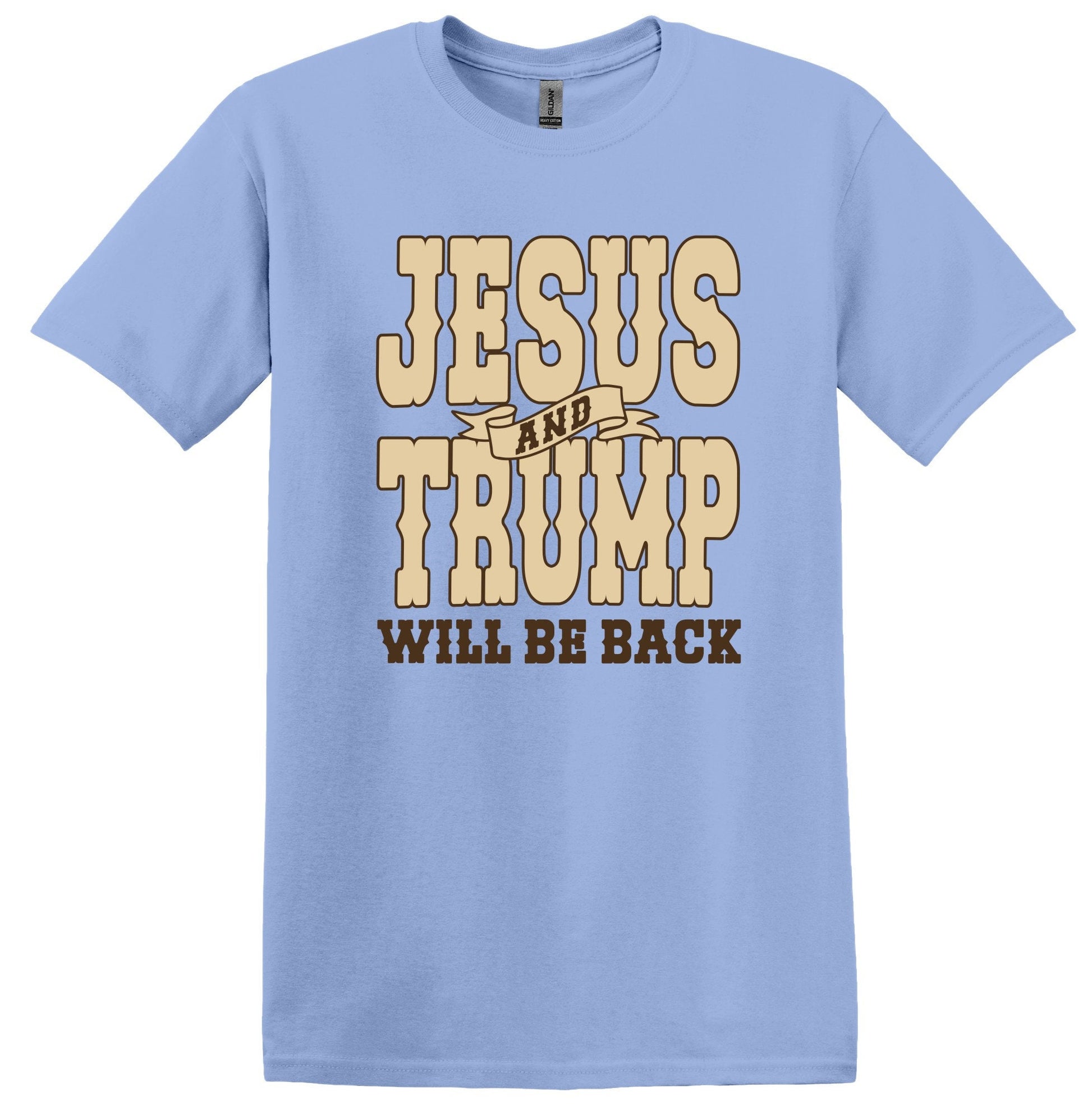 Jesus and Trump Will Be Back Shirt, Trump for President 2024, Republican 2024, Get On Board Trump 2024 Shirt, Trump Shirt, America Shirt