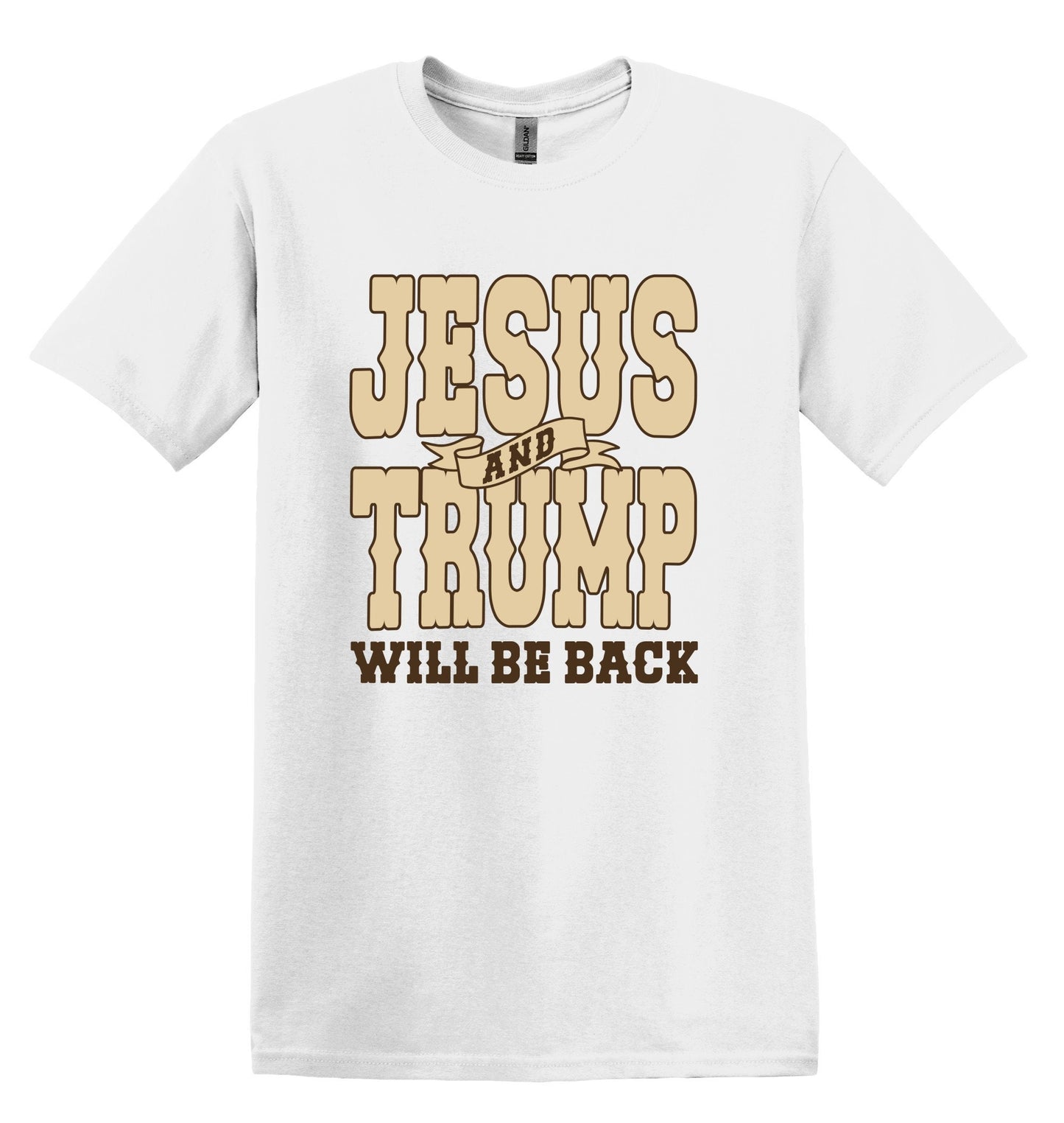 Jesus and Trump Will Be Back Shirt, Trump for President 2024, Republican 2024, Get On Board Trump 2024 Shirt, Trump Shirt, America Shirt