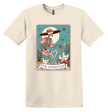 The Homestead Shirt Funny Gift Unisex Shirt Gift for Her Retro Tshirt Vintage Graphic Shirt Joke shirt TShirt Funny Tarot Card Shirt