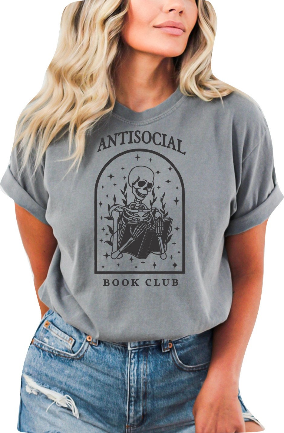 Anti Social Book Club TShirt Book Lover Shirt Book TShirt Women Reading Shirts Book Club Shirt Comfort Colors