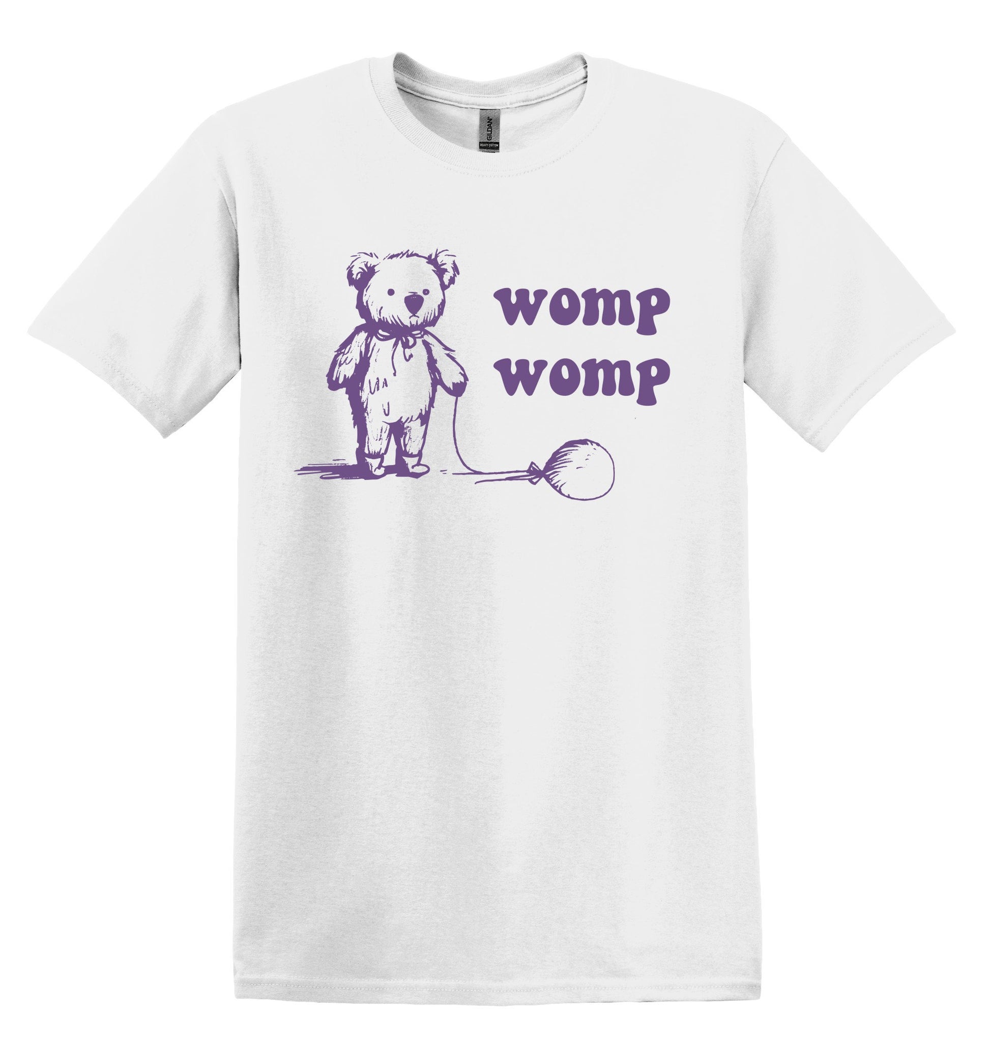 Womp Womp Bear Balloon Shirt Graphic Shirt Funny Shirt Vintage Funny Shirt Nostalgia Shirt Cotton Shirt Minimalist Shirt