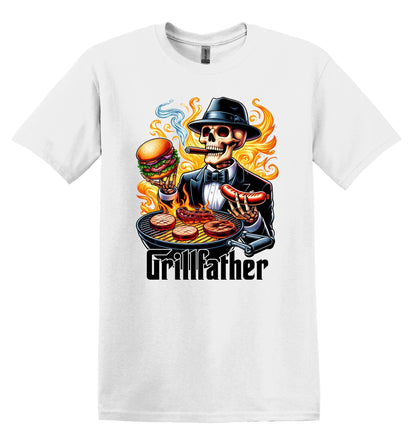 Grillfather Skeleton BBQ Funny Father's Day Shirt - Gift for Grilling Dad