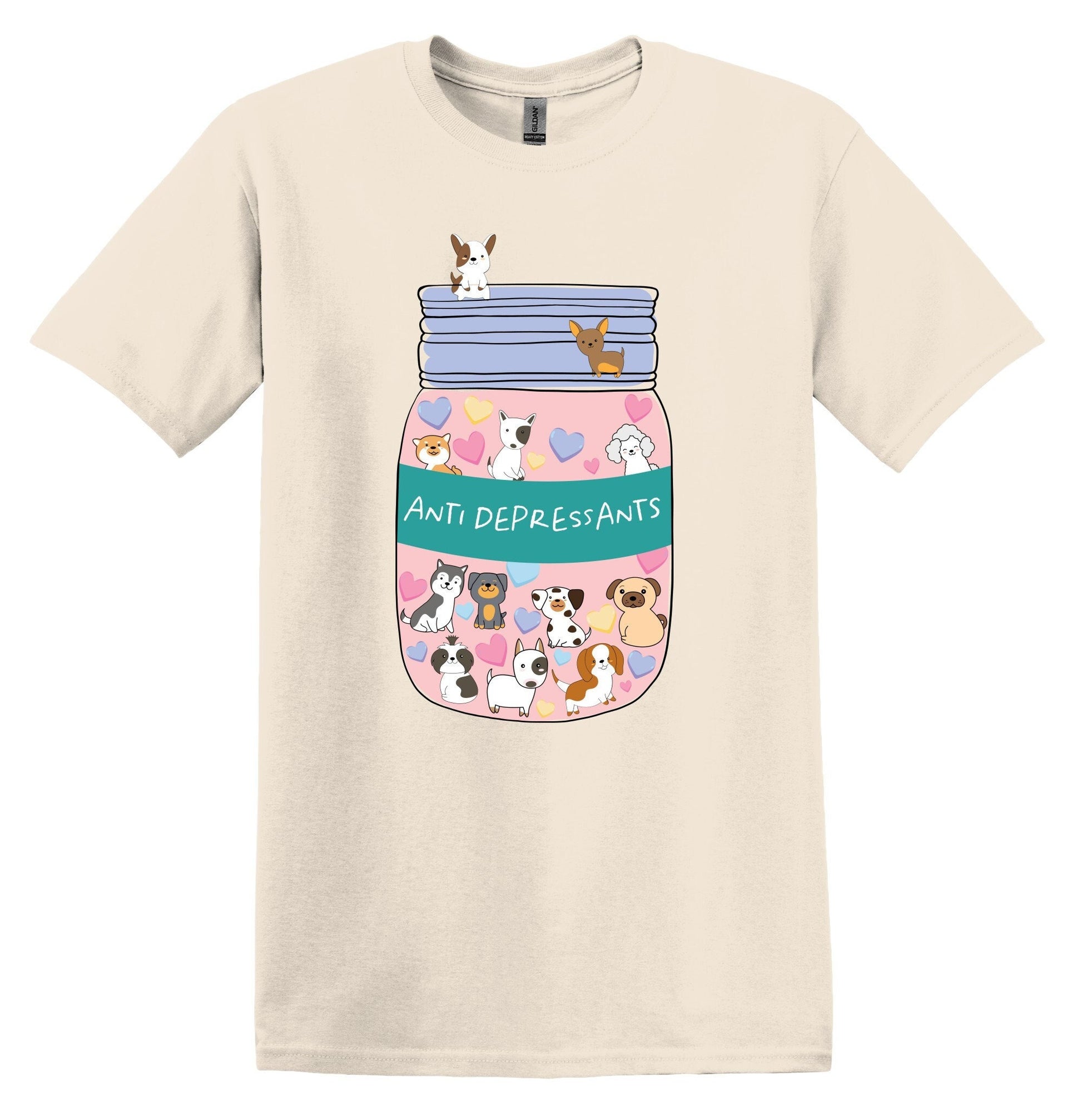 Anti Depressants Dog Shirt for Positive Mental Health Vibes