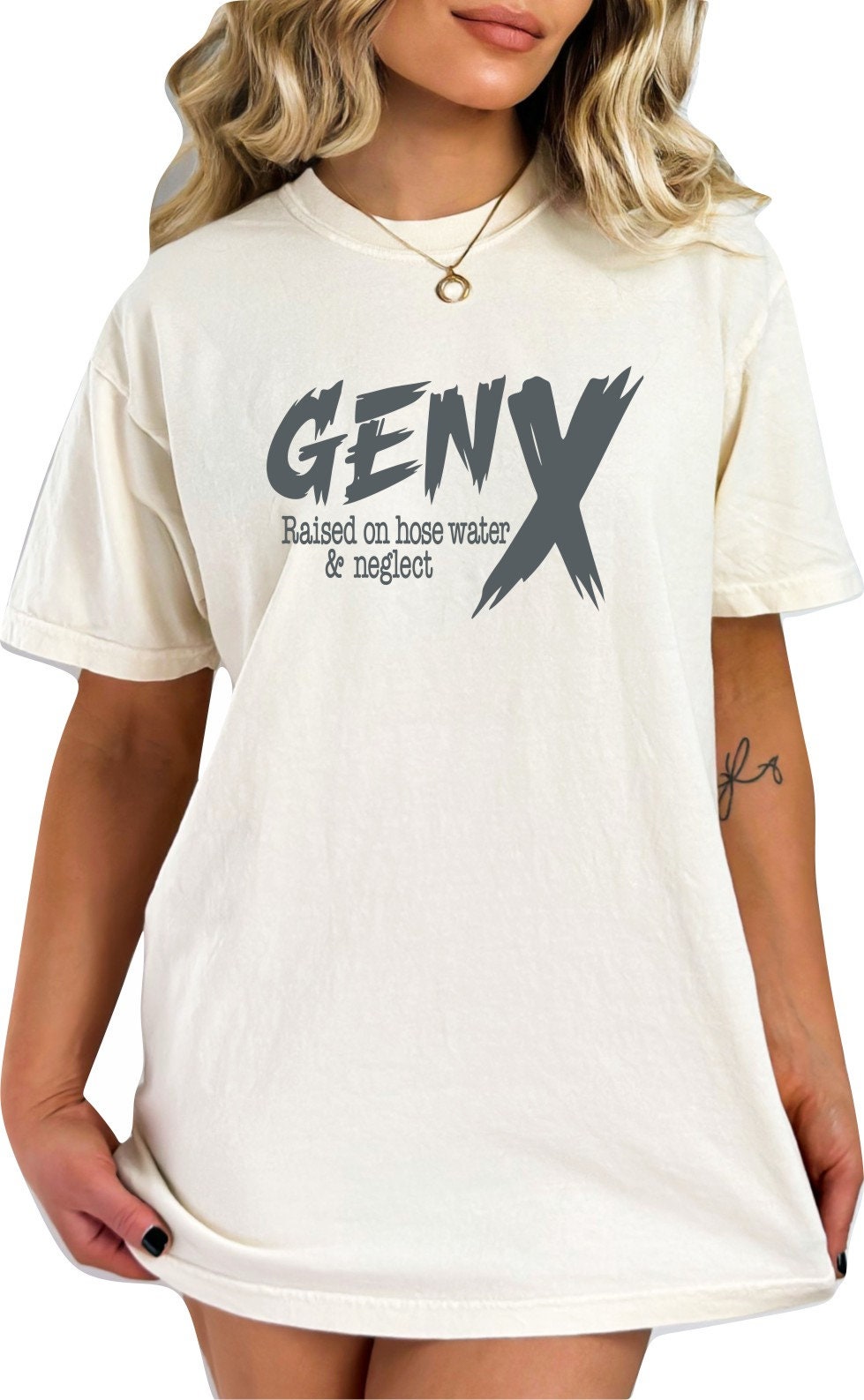 Gen X Retro TShirt Generation X Shirt Generation X Shirt Funny TShirt Raised on Hose Water and Neglect Generation X T-Shirt