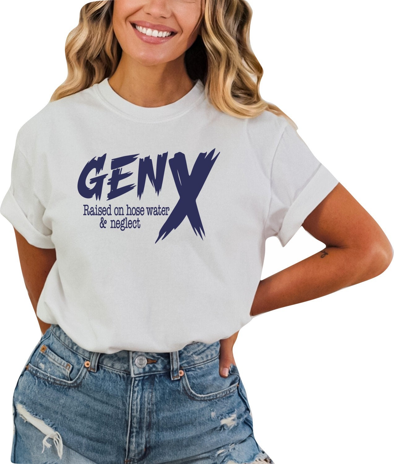 Gen X Retro TShirt Generation X Shirt Generation X Shirt Funny TShirt Raised on Hose Water and Neglect Generation X T-Shirt