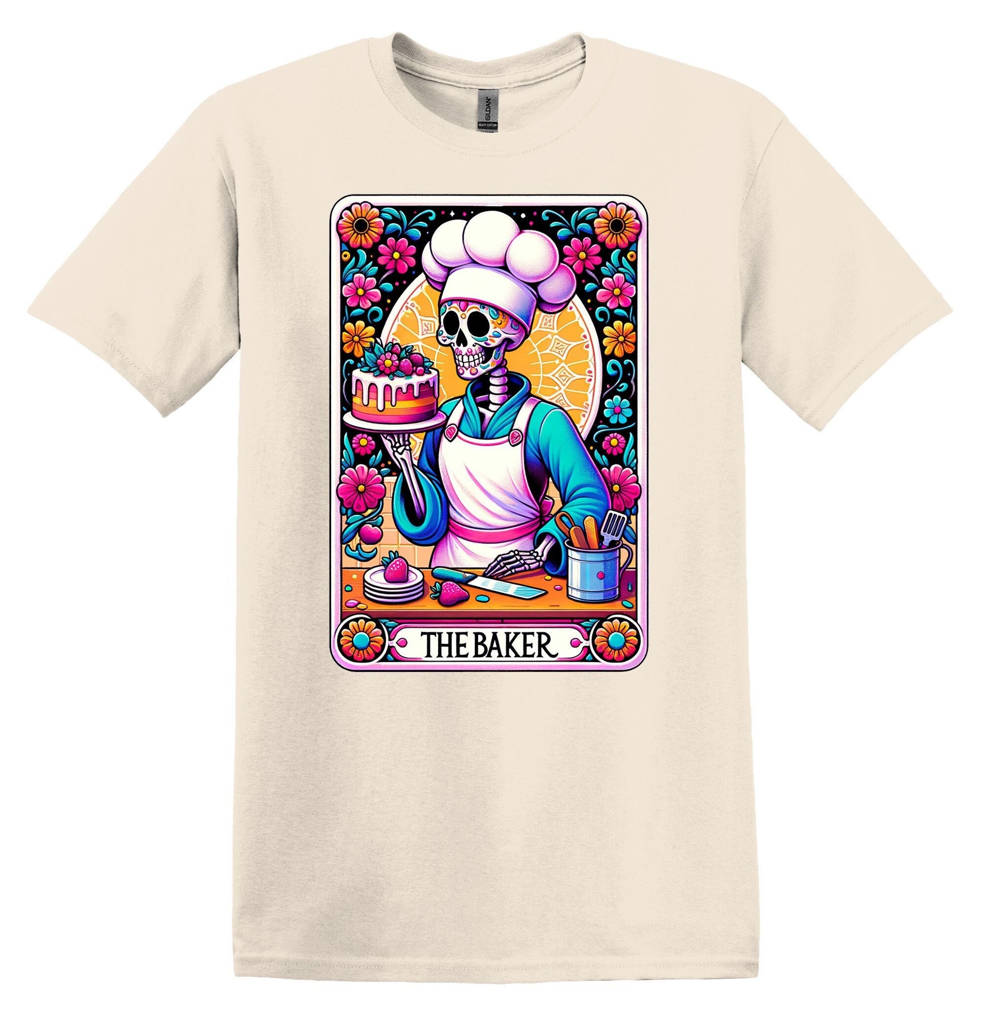 Cake Baker Shirt The Baker T Shirt Baking T Shirt Baking Lover Shirt The Baker Tarot Card Shirt Baking Cakes Shirt Love Baking Shirt