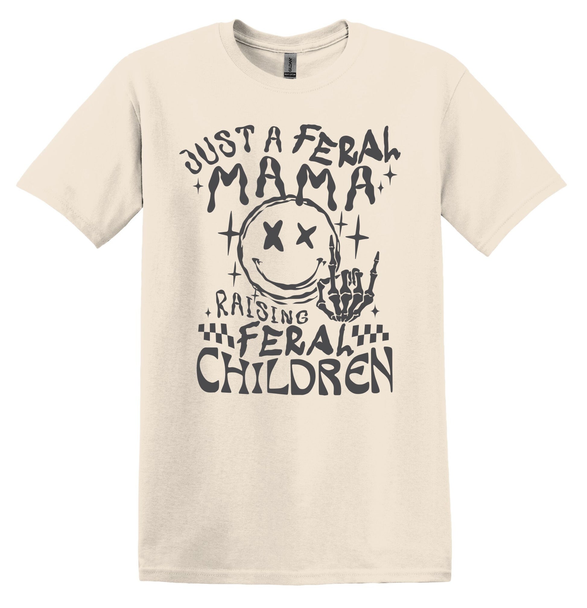 Just a Feral Mama Raising Feral Children Shirt Funny Adult TShirt Vintage Mothers Day Shirt Mothers Day Gift Mom Shirt Mom Gift Mothers Day