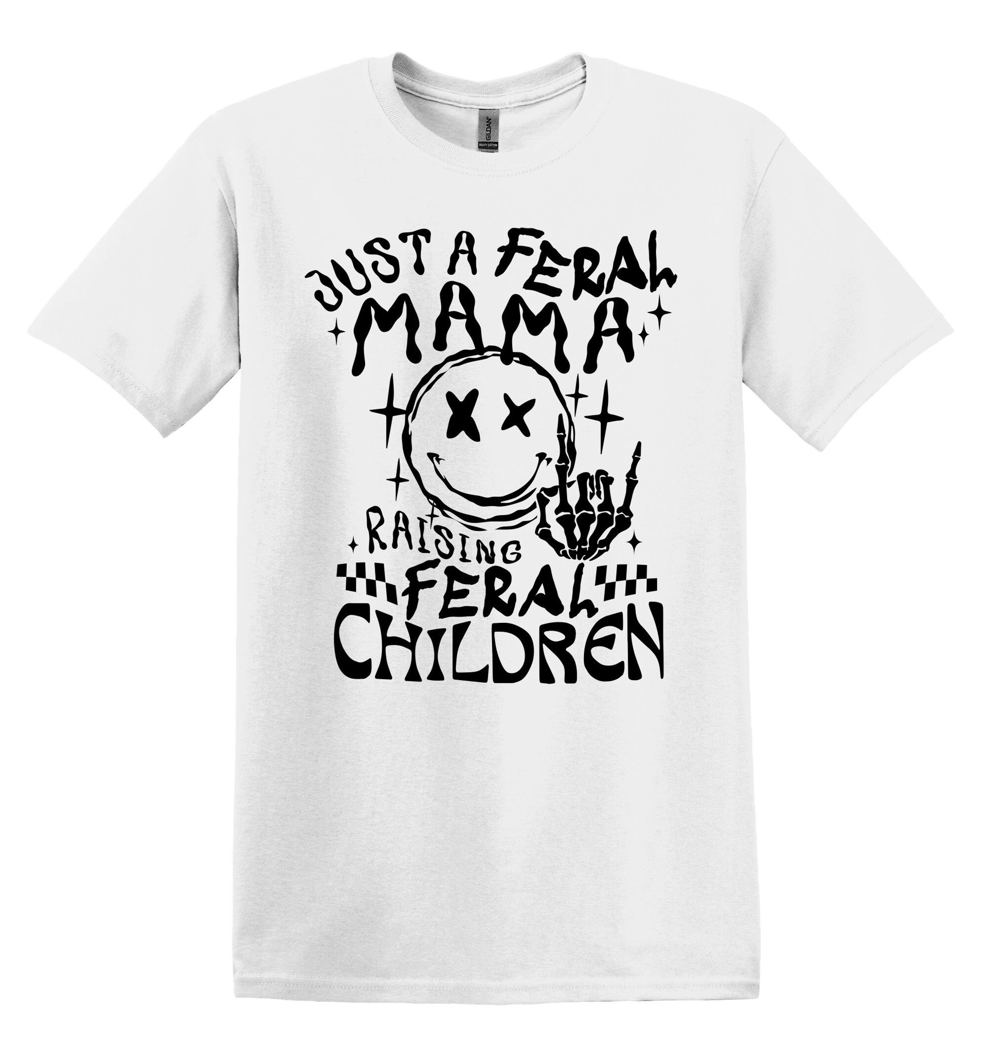 Just a Feral Mama Raising Feral Children Shirt Funny Adult TShirt Vintage Mothers Day Shirt Mothers Day Gift Mom Shirt Mom Gift Mothers Day