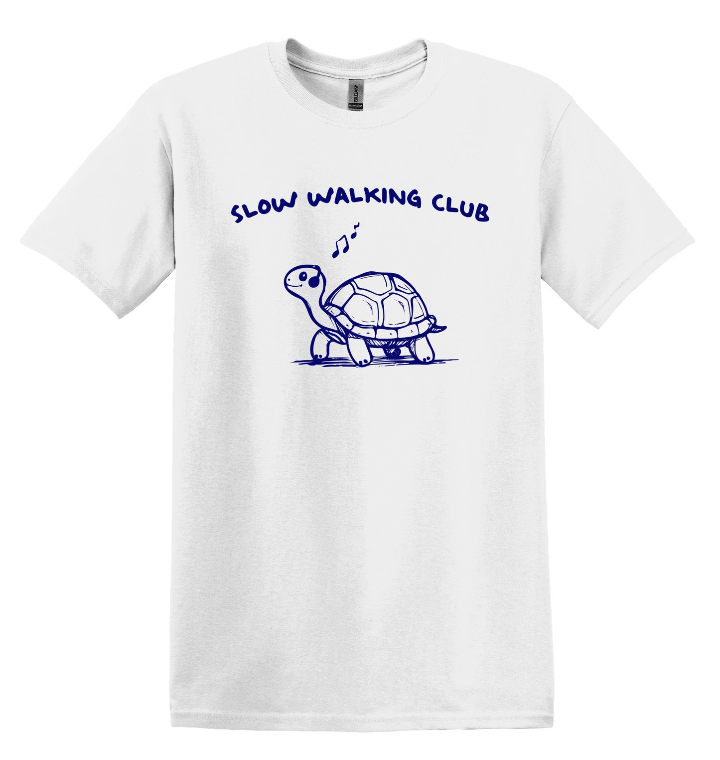 Slow Walking Club T-shirt Graphic Shirt Funny Adult TShirt Vintage Funny TShirt Nostalgia T-Shirt Relaxed Cotton Tee T-Shirt