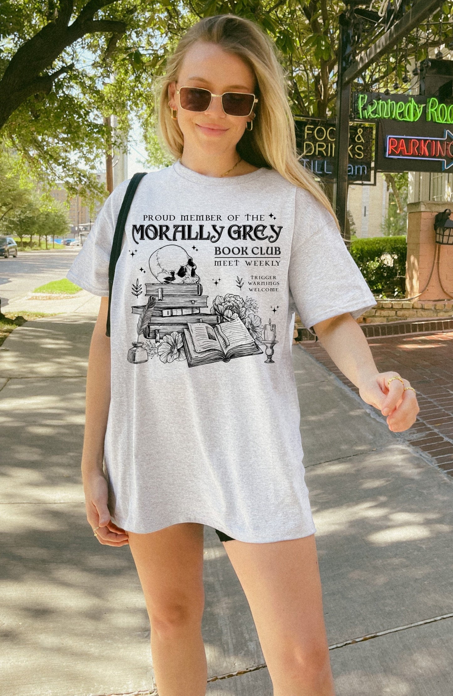 Morally Grey Book Club Shirt Book Lover Shirt Book TShirt Women Reading Shirts Book Club Shirt