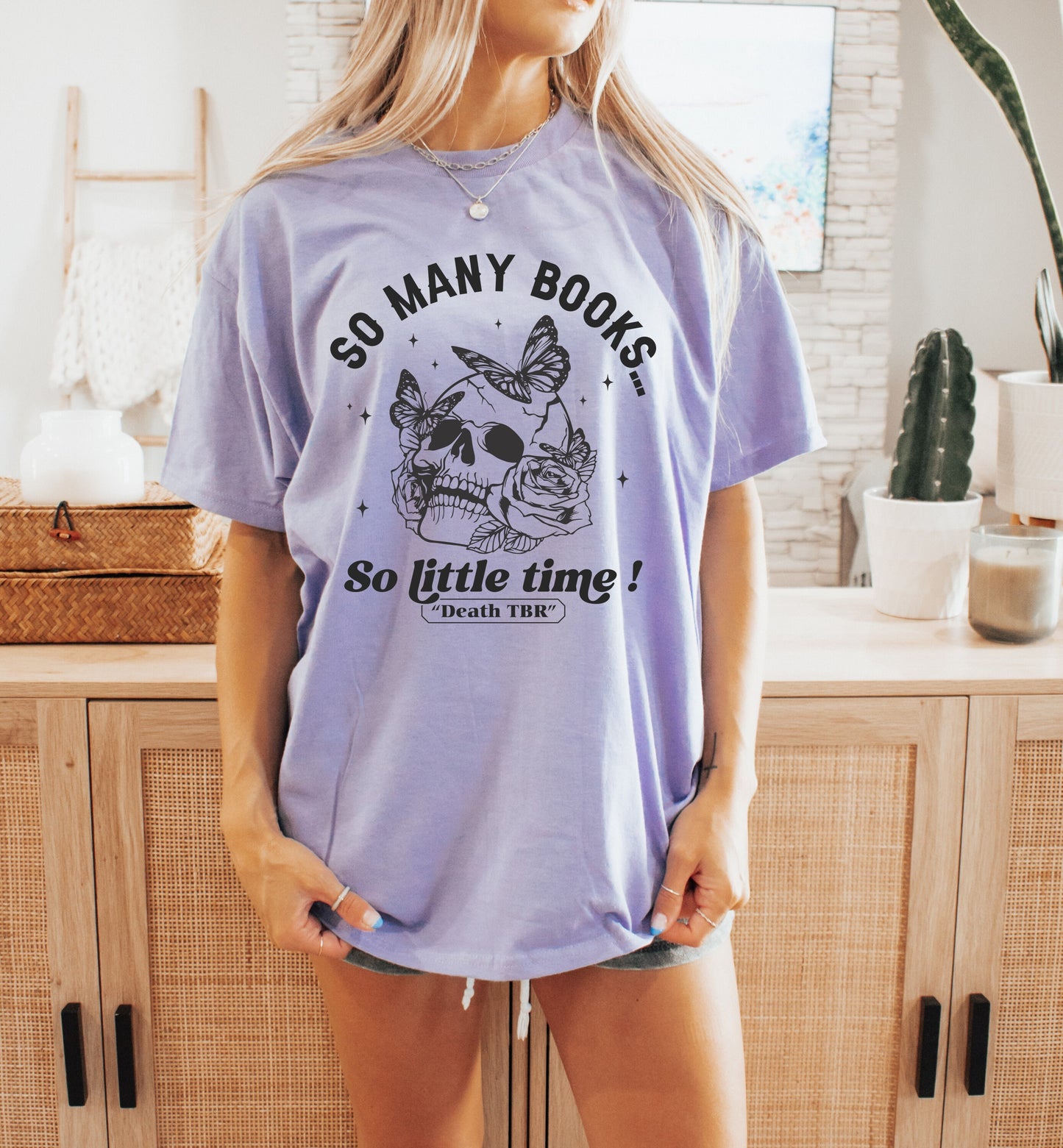 Book Shirt So Many Books... So Little Time Death TBR Shirt Book Lover Shirt Book TShirt Women Reading Shirts Book Club Shirt