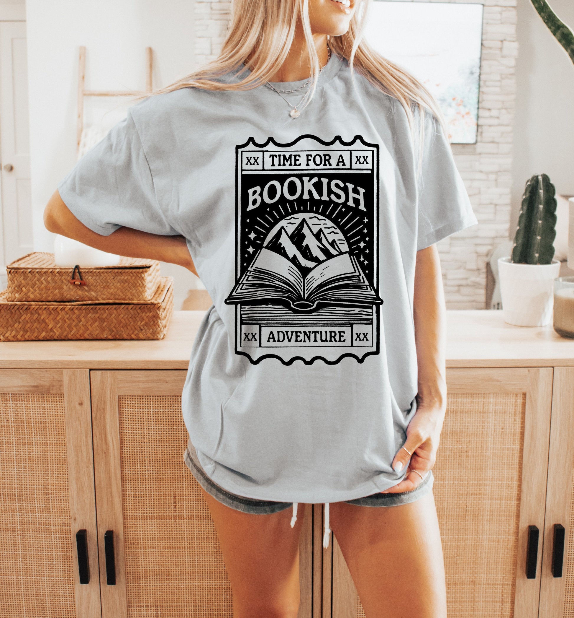 Time for a Bookish Adventure Shirt Book shirt Book Lover Tshirt Women Reading Shirts Book Club Shirt book shirt Book gift