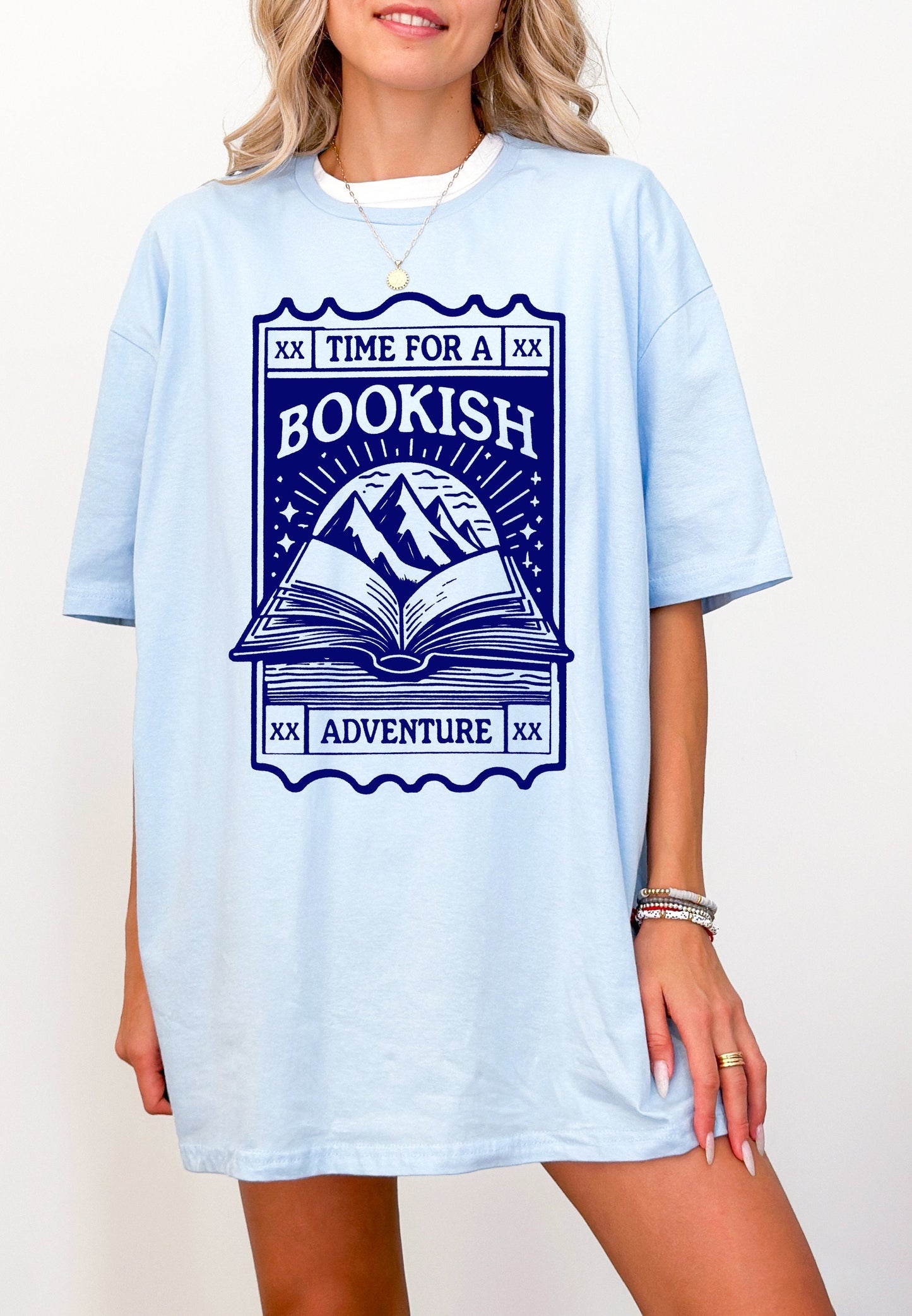 Time for a Bookish Adventure Shirt Book shirt Book Lover Tshirt Women Reading Shirts Book Club Shirt book shirt Book gift