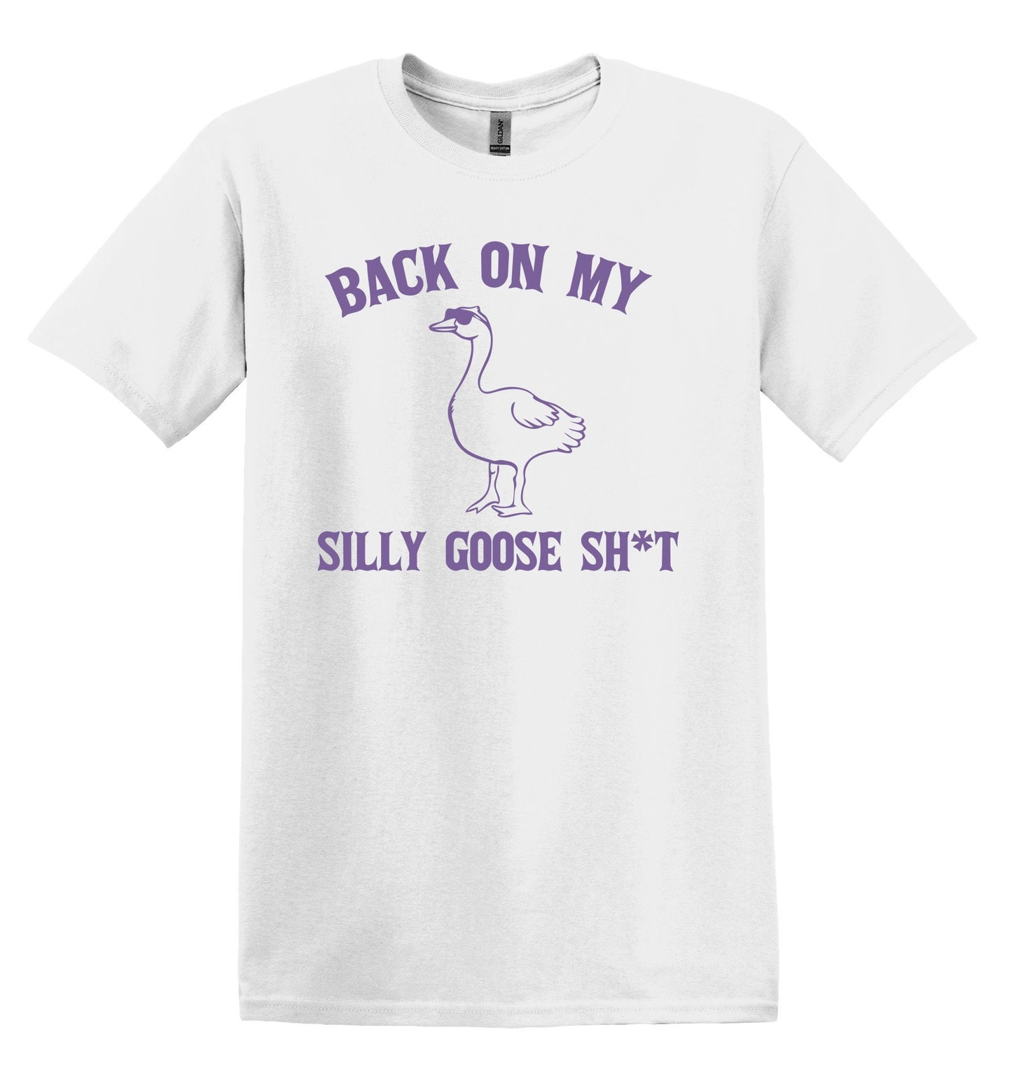 Back on My Silly Shit Shirt Graphic Shirt Funny Adult TShirt Vintage Funny TShirt Nostalgia T-Shirt Relaxed Cotton Shirt