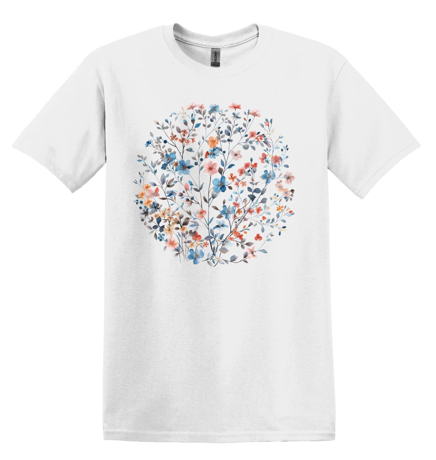 Circle Wildflowers Shirt Flower Shirt Circle Boho Flower Shirt Flower Lover Shirt Wildflowers Shirt Floral Shirt Floral Sweatshirt