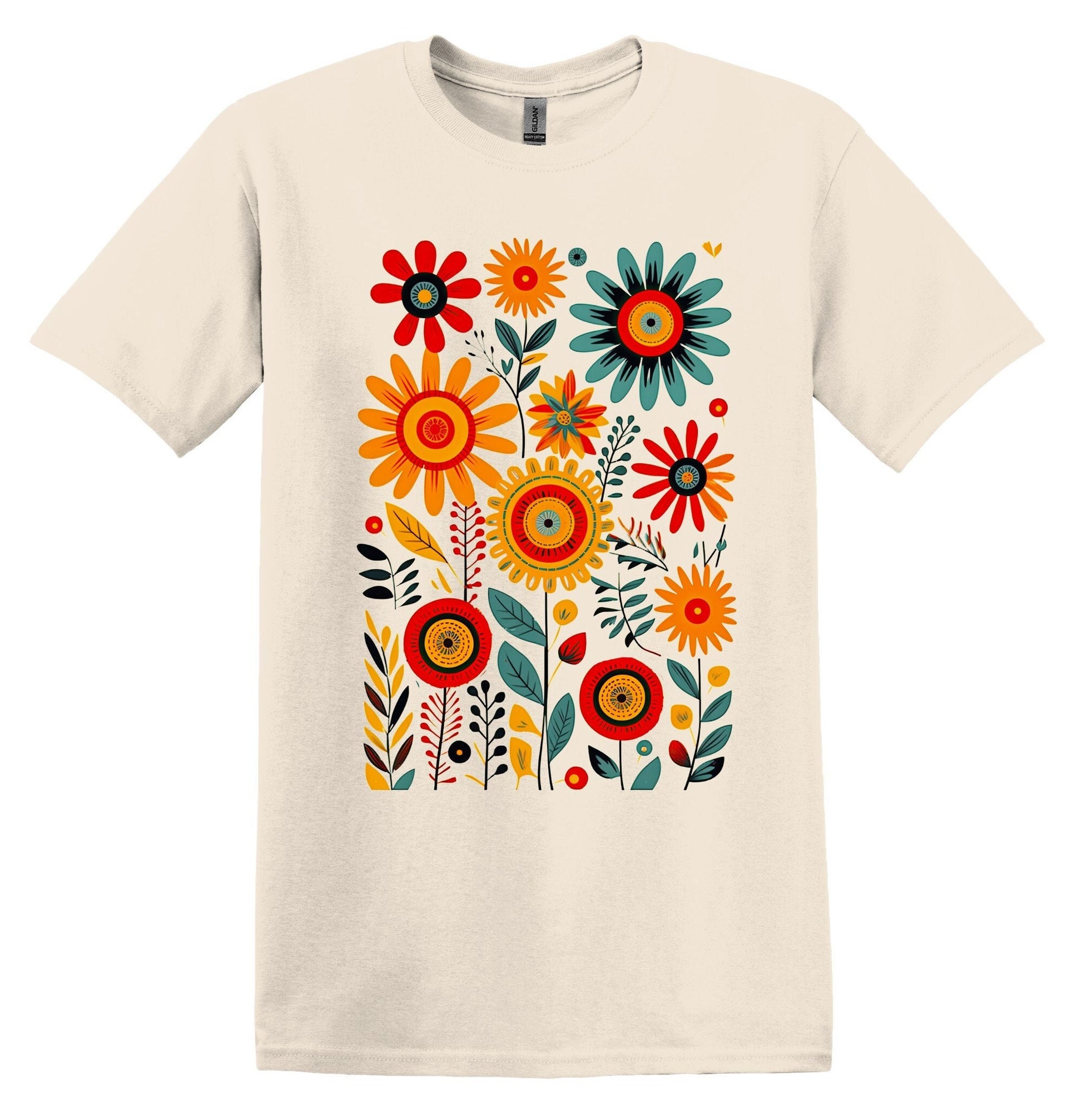 Wildflower Tshirt Flower Shirt Garden Lover Shirt Flower Lover Shirt Wild Flowers Shirt Floral Tshirt Boho Floral Shirt