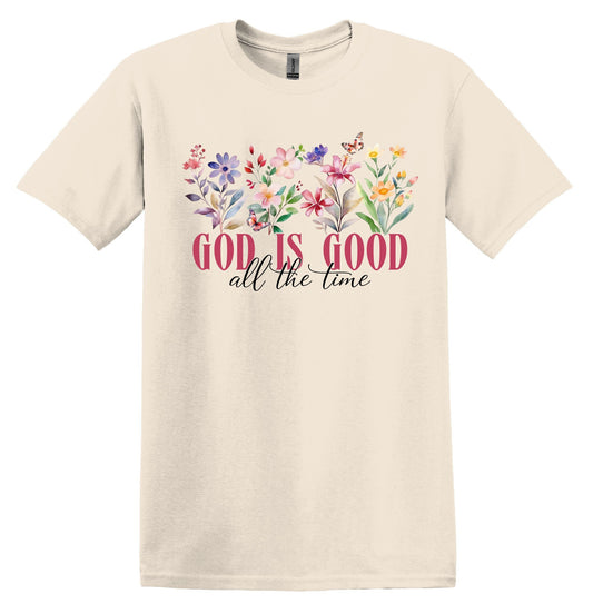 God is Good All of the Time Shirt Christian Shirts Religious Tshirt Christian T-Shirts Christian Shirt Bible Verse Shirt V Neck Shirt