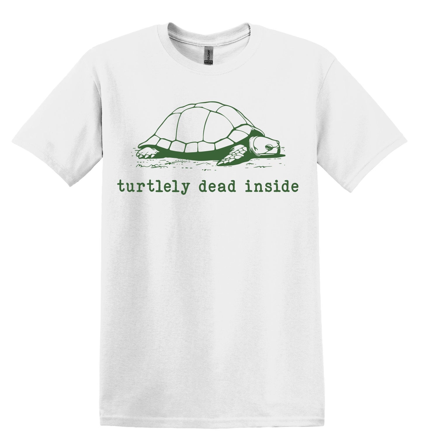 Turtlely Dead Inside Turtle Shirt Graphic Shirt Funny Vintage Shirt Nostalgia Shirt Minimalist Gag Shirt Meme Shirt