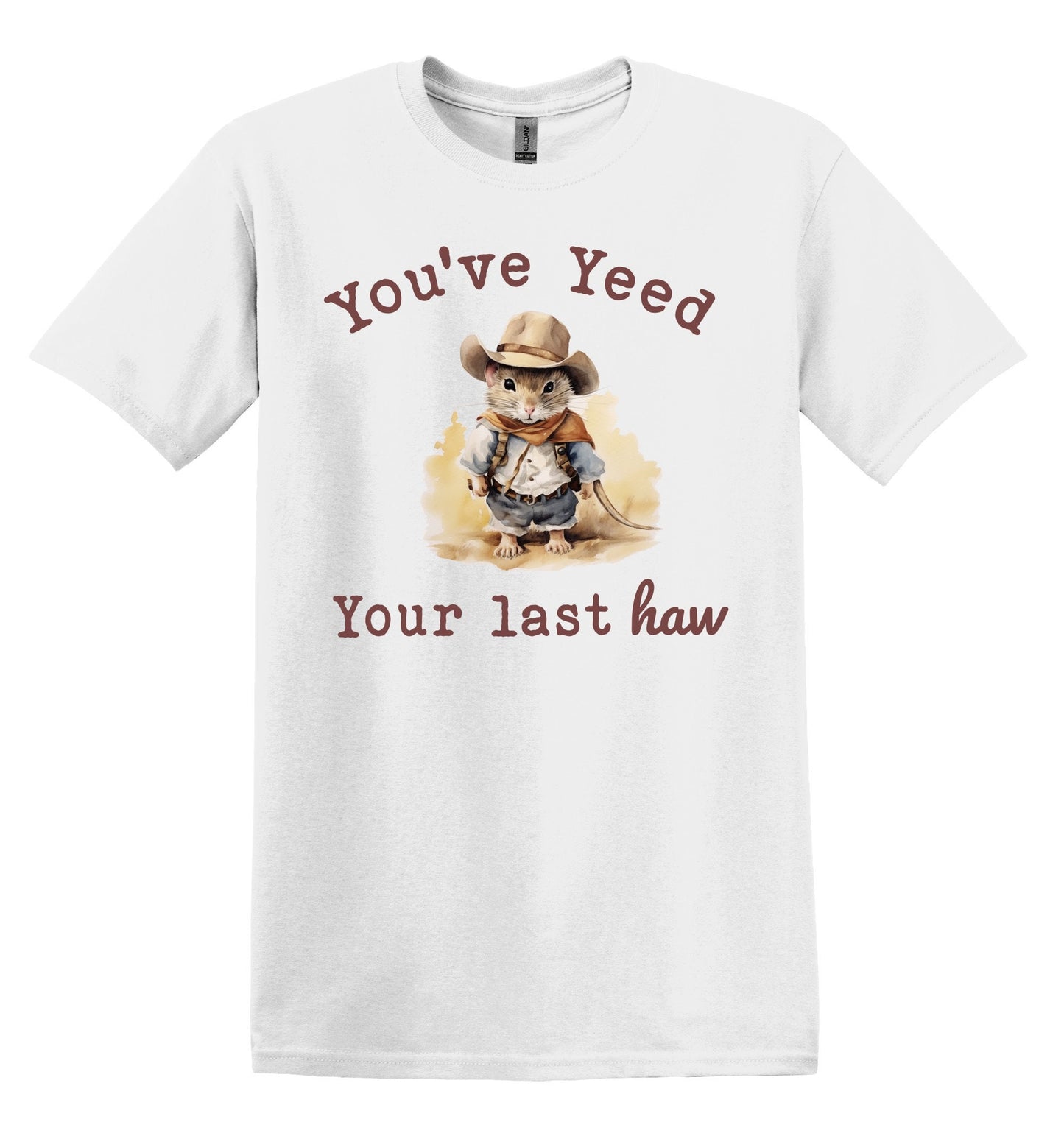 You've Yeed your Last Haw Shirt Graphic Shirt Funny Cat Shirt Nostalgia Shirt Minimalist Gag Shirt Meme Shirt