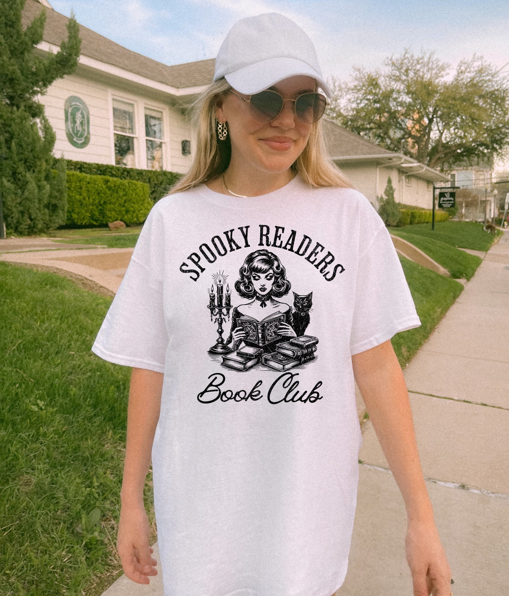 Spooky Readers Book Club T-shirt Book Lover Shirt Book Tshirt Women Reading Shirts Book Club gifts bookish Shirt Book Nerd Shirt Book Shirt