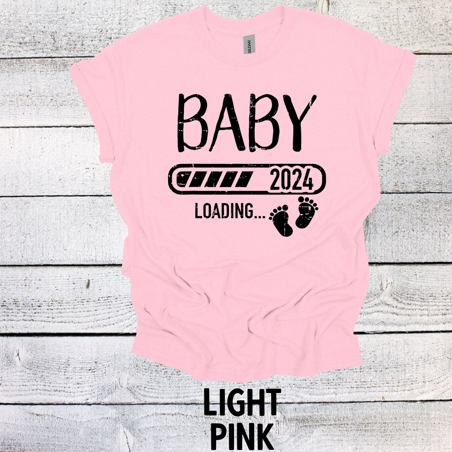 Cute Baby Loading 2024 Shirt - Pregnancy Announcement Tee