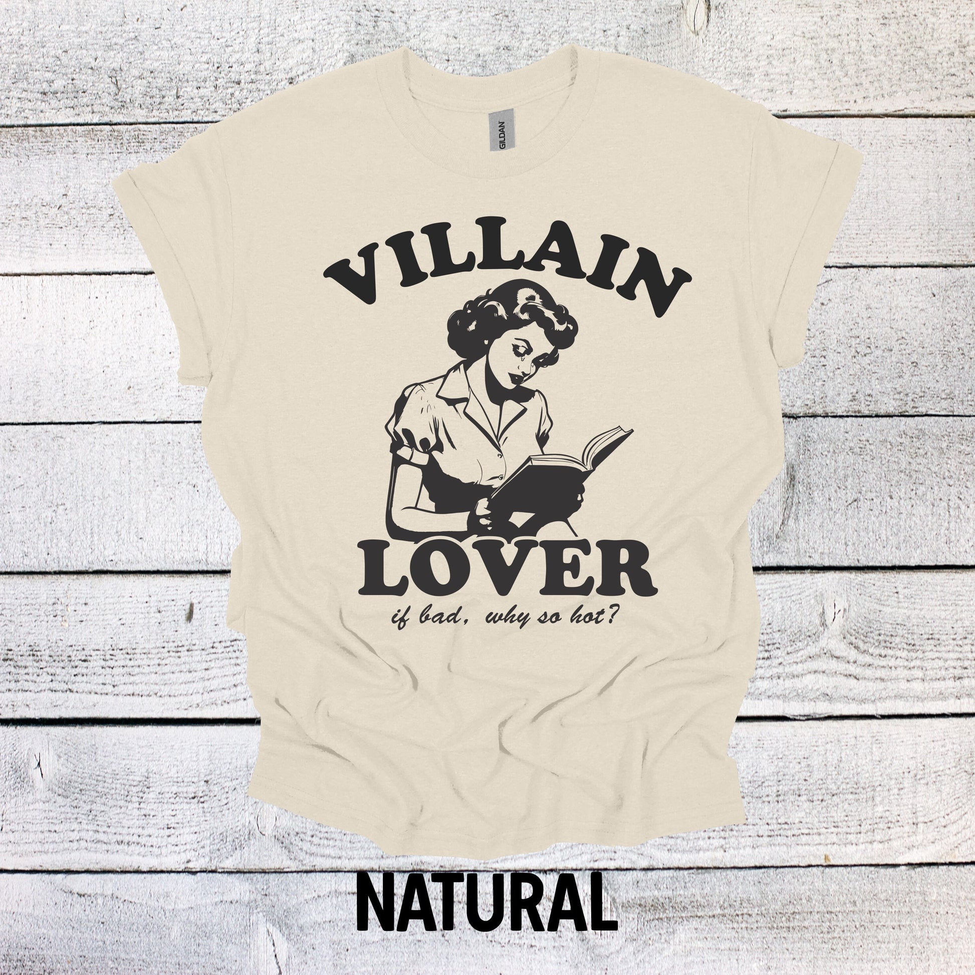 Villian Lover If Bad, Why So Hot Book Shirt, Book Lovers Shirt, Bookish Shirt, Book Merch