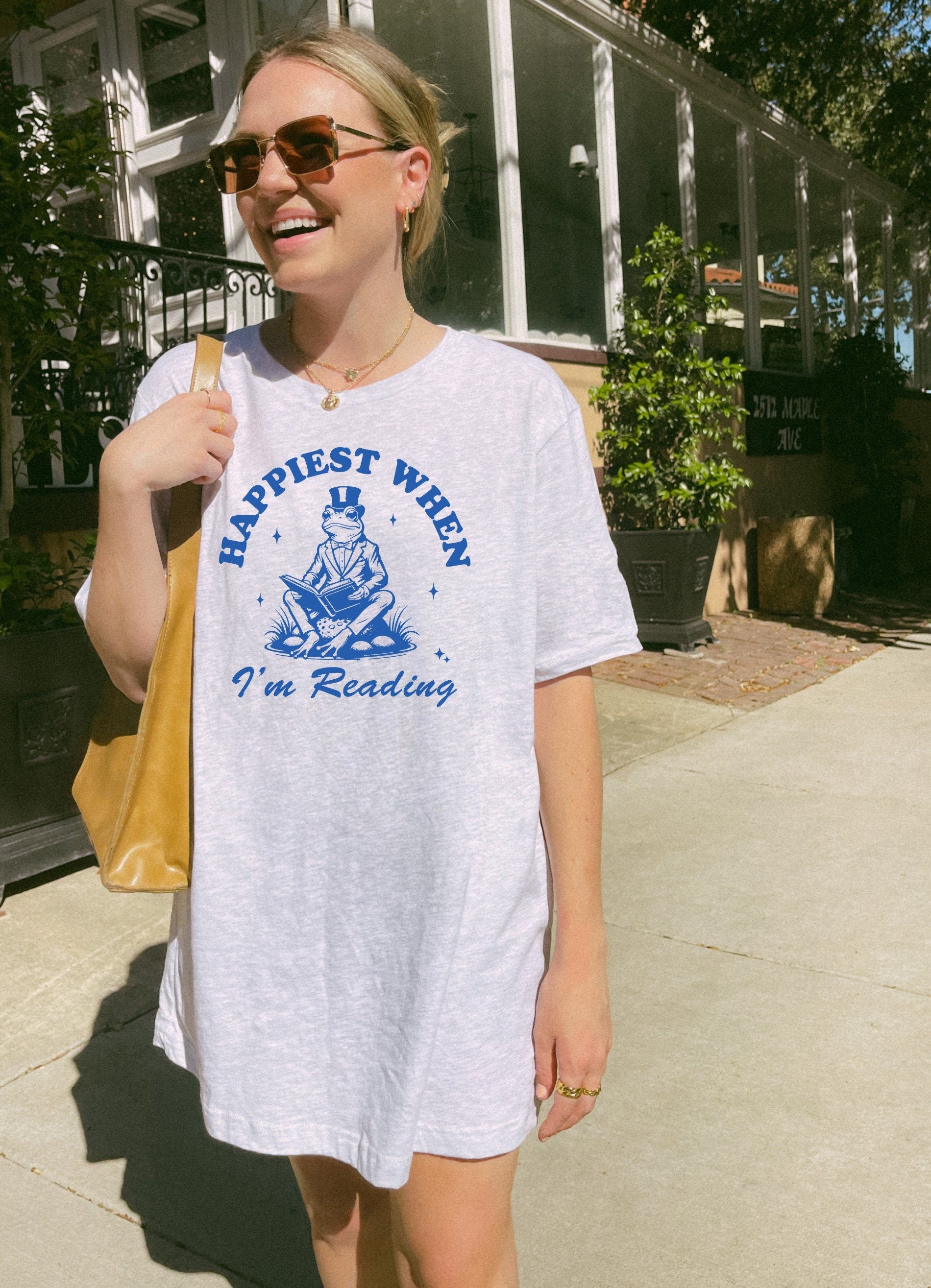 Happiest When Reading Shirt Book shirt Book Lover TShirt Book Club Shirt Book Gift book Lover Gifts Reading Shirt