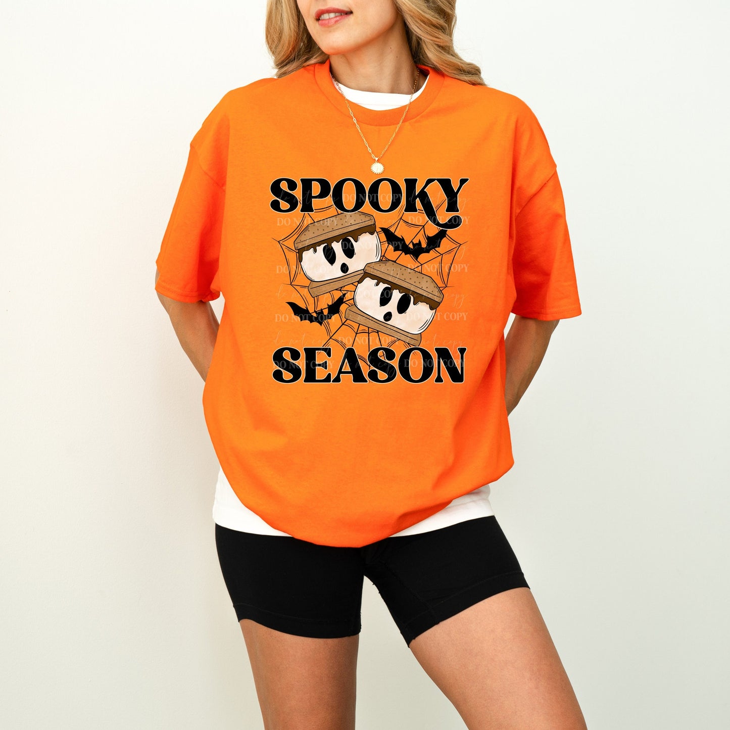 Spooky Season Smores Halloween Shirt - Funny Unisex Tee Skeleton Halloween Shirt