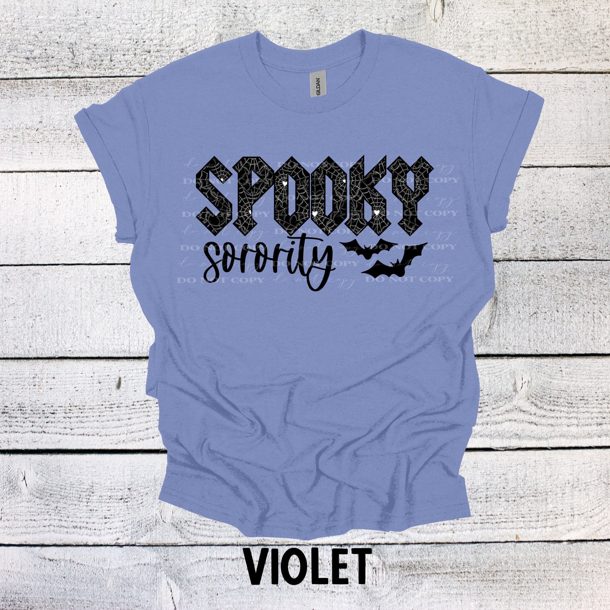 Spooky Sorority Halloween Shirt - Funny Unisex Tee Skeleton Halloween Shirt