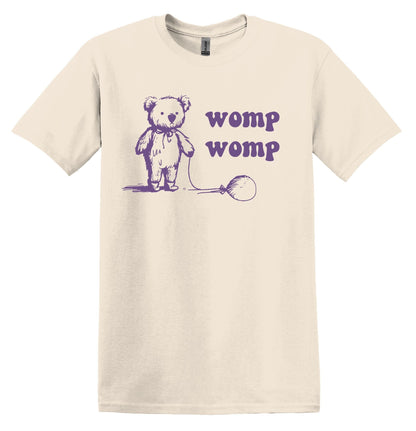 Womp Womp Bear Balloon Shirt Graphic Shirt Funny Shirt Vintage Funny Shirt Nostalgia Shirt Cotton Shirt Minimalist Shirt