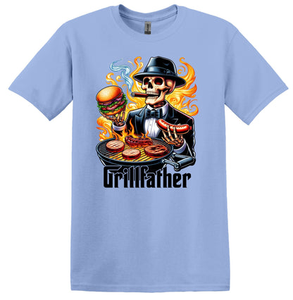 Grillfather Skeleton BBQ Funny Father's Day Shirt - Gift for Grilling Dad