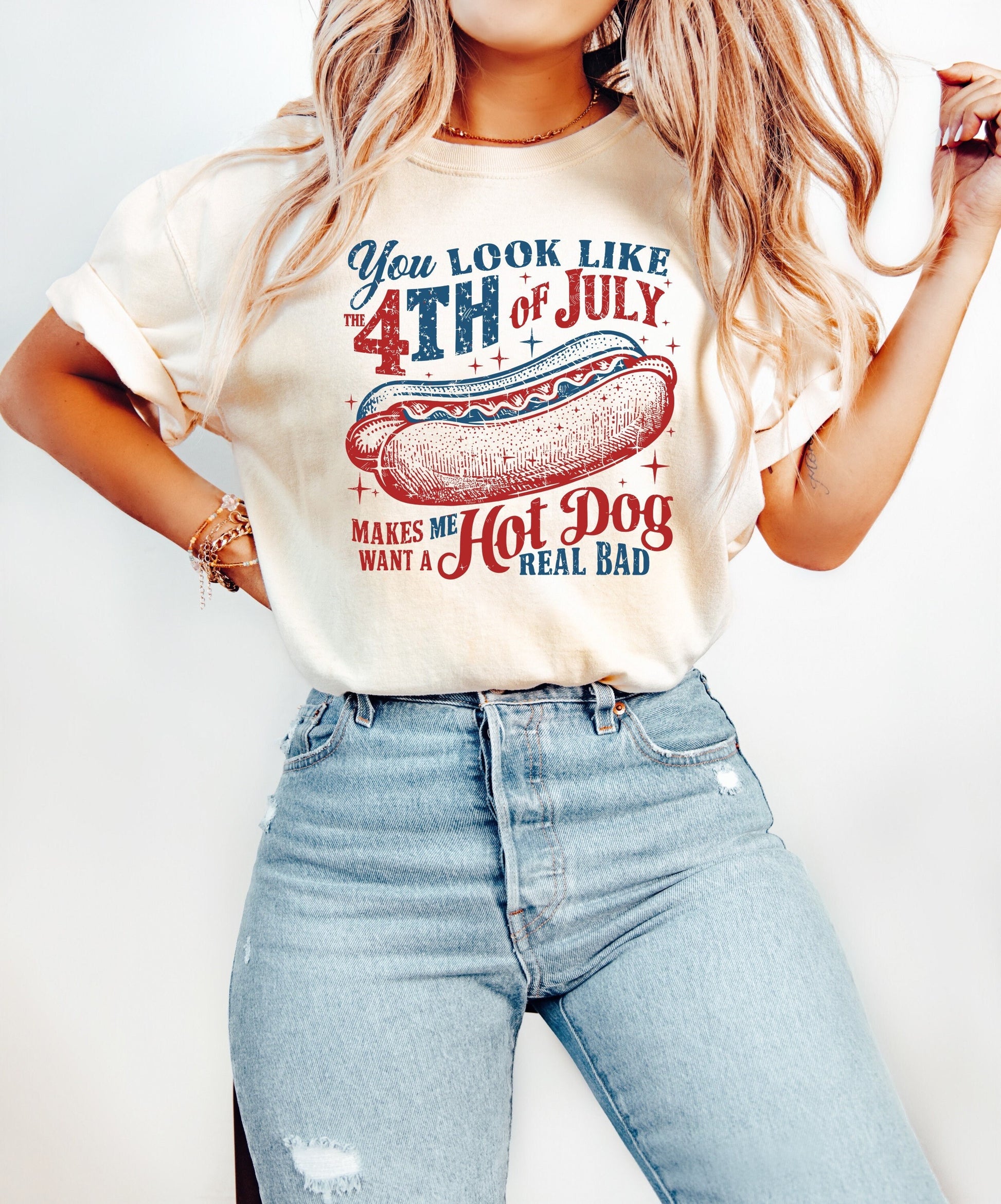 Patriotic Vibes: You Look Like the 4th of July Shirt - Graphic Tee for Independence Day