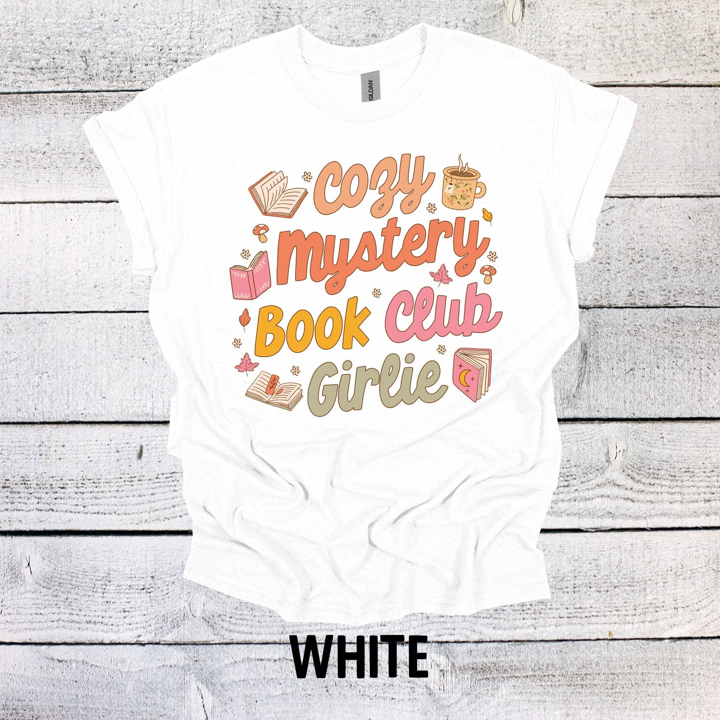 Cozy Mystery Book Club Girlie Shirt, Book Shirt, Book Lovers Shirt, Bookish Shirt, Book Merch