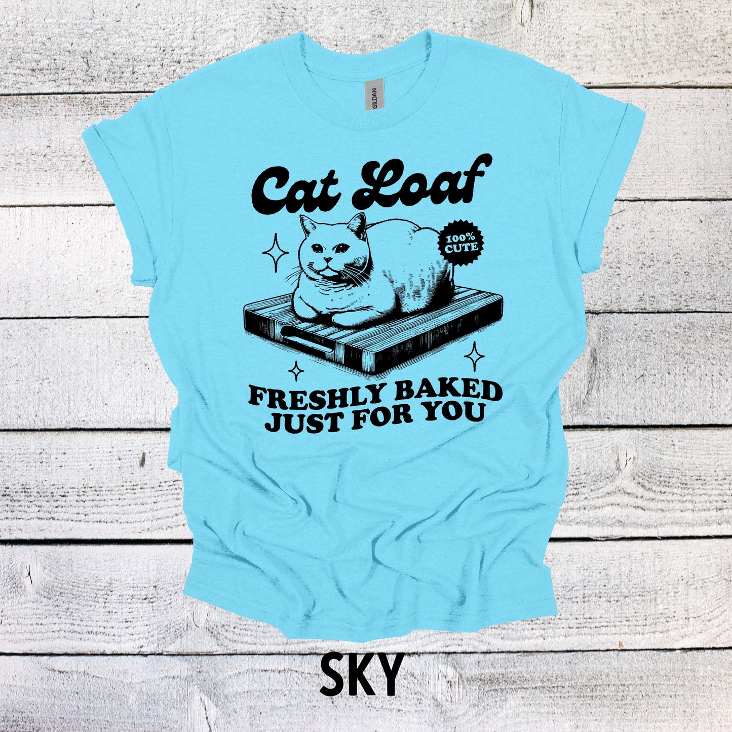 Unique Cat Lover Shirt - Cat Loaf Freshly Baked Just for You Design