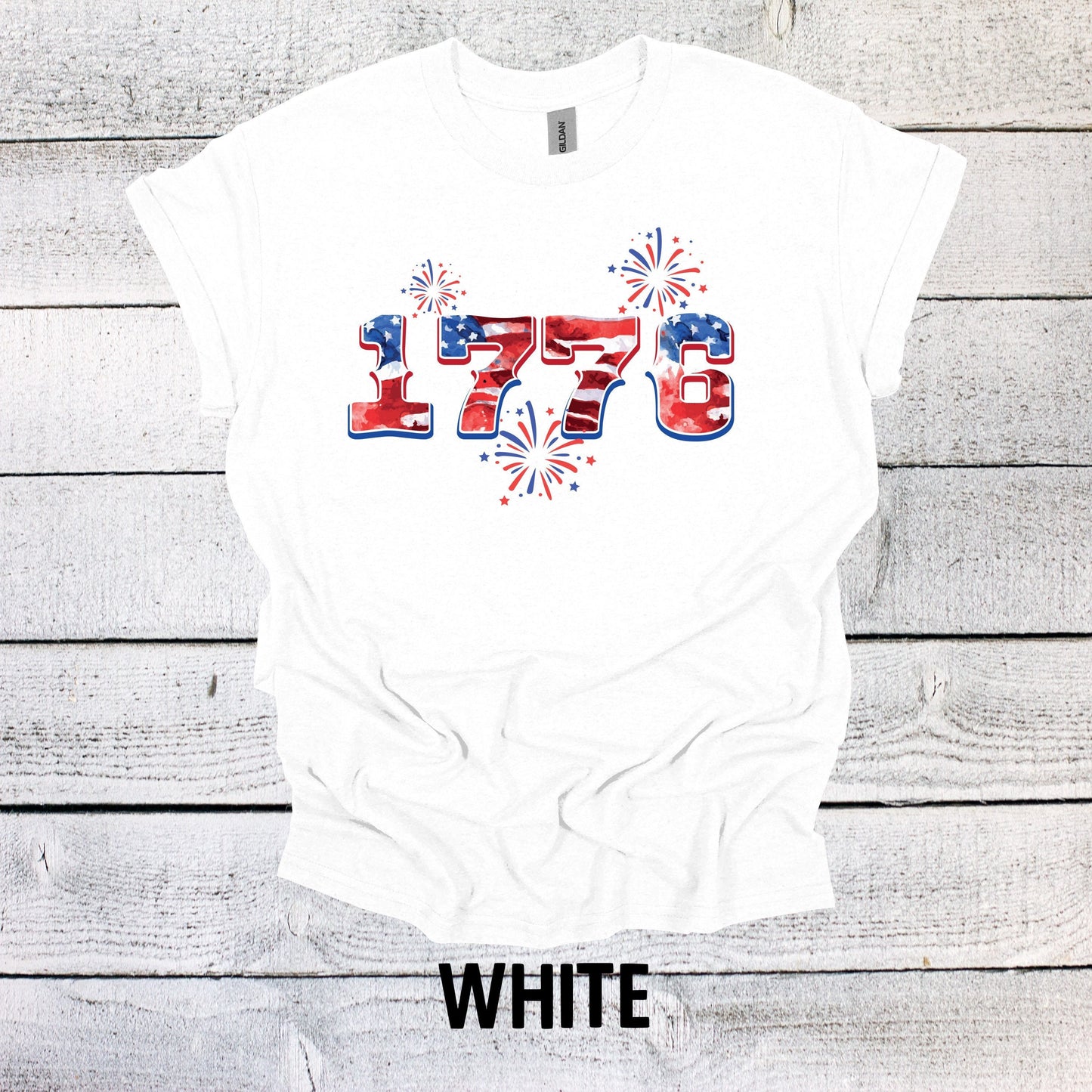 1776 Red, White, and Blue July 4th Shirt - Celebrate Independence Day in Style