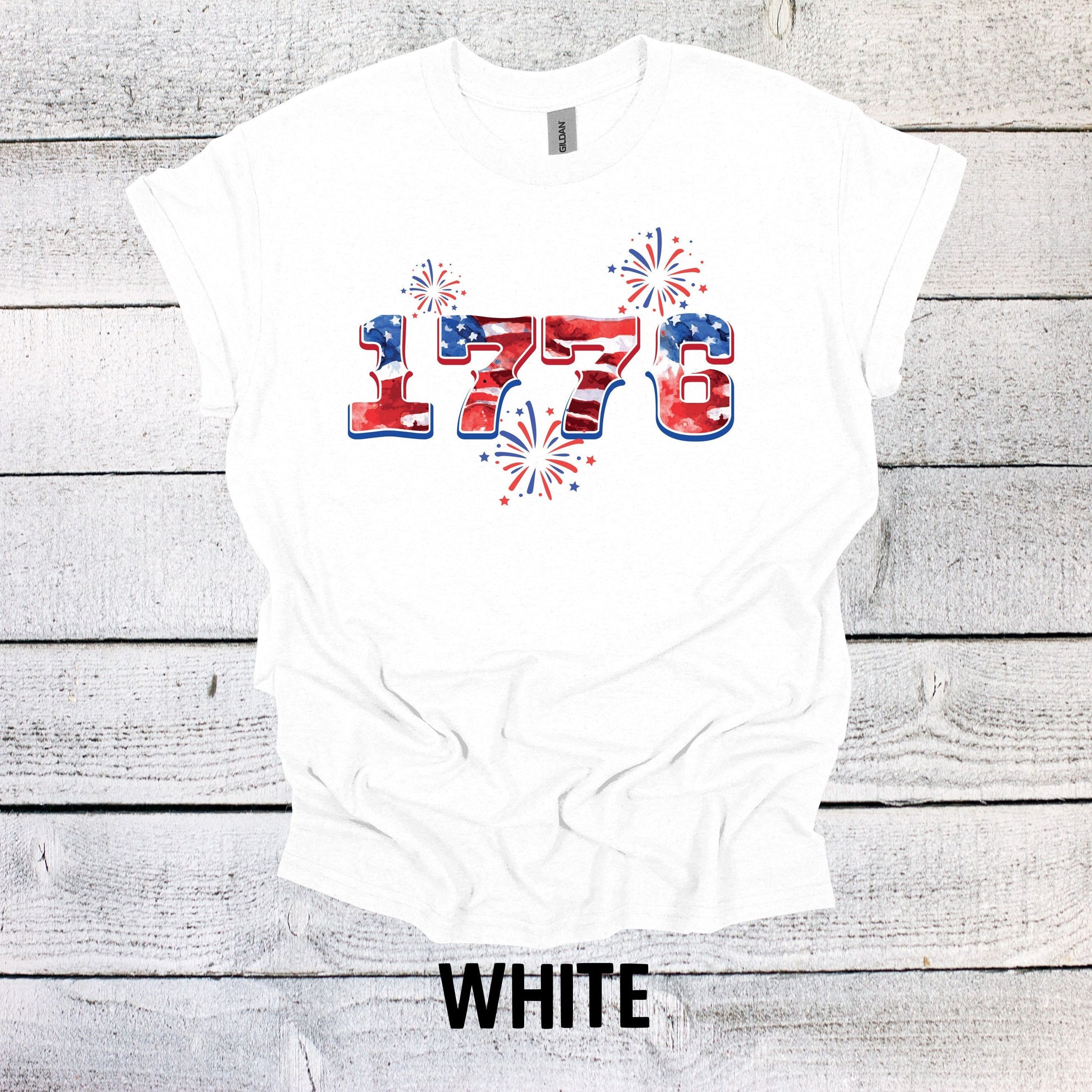 1776 Red, White, and Blue July 4th Shirt - Celebrate Independence Day in Style