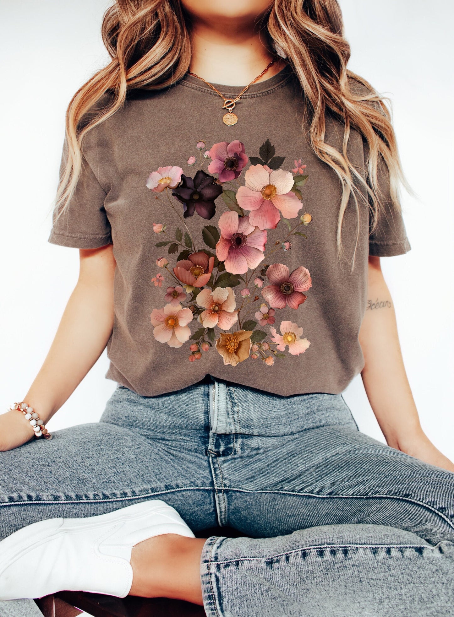 Fairy Flowers Wildflowers Shirt Garden Lover Shirt Flower Lover Shirt Wild Flowers Shirt Floral Shirt