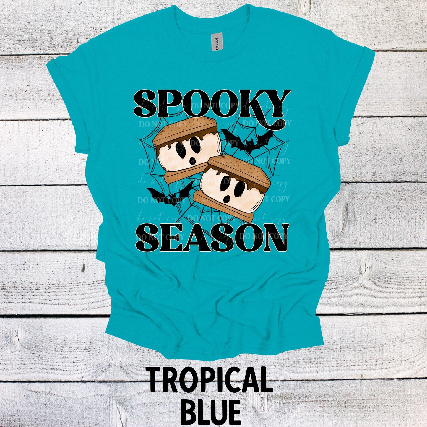 Spooky Season Smores Halloween Shirt - Funny Unisex Tee Skeleton Halloween Shirt