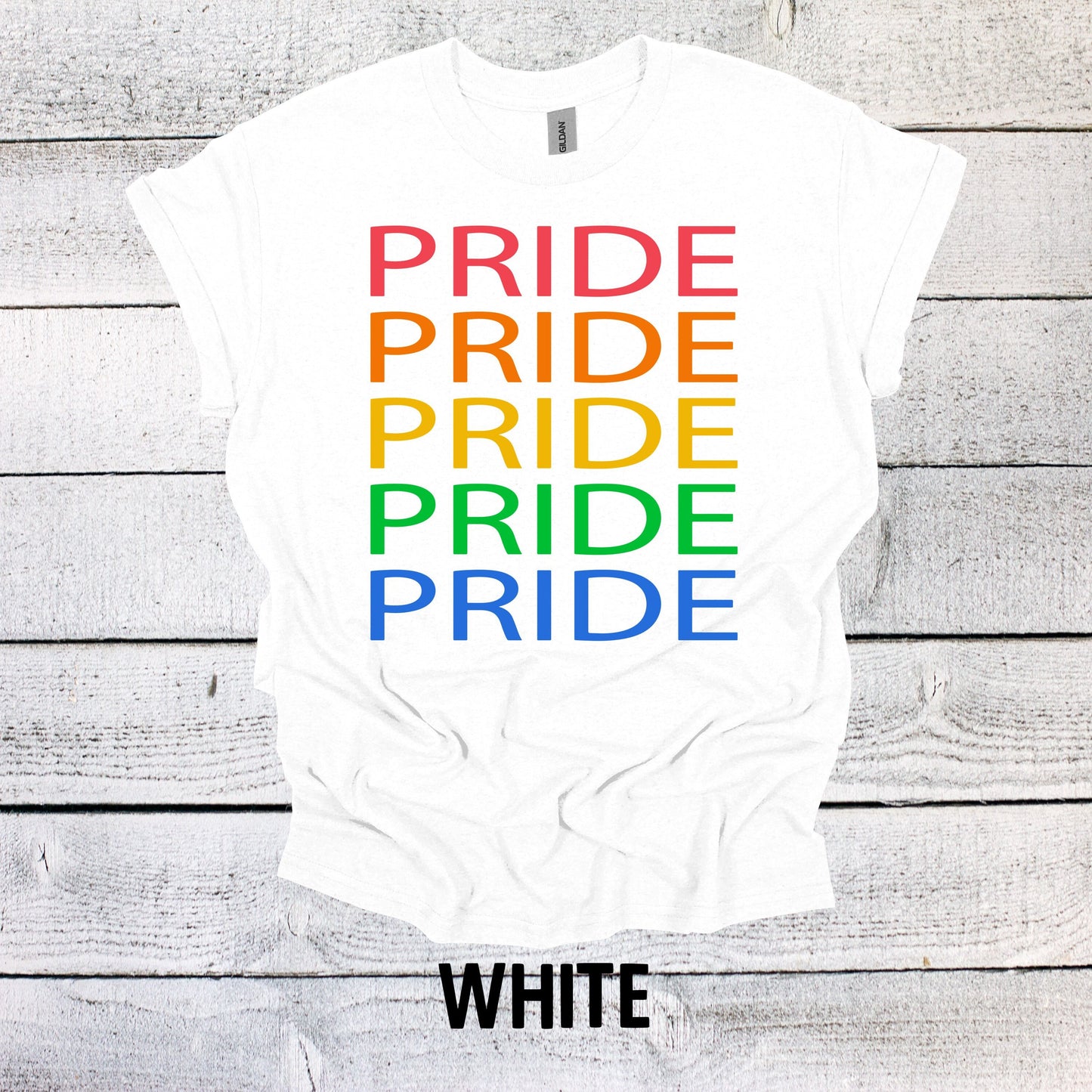 Rainbow Pride Shirt - LGBTQ Tee for All Genders - Pride Month Apparel