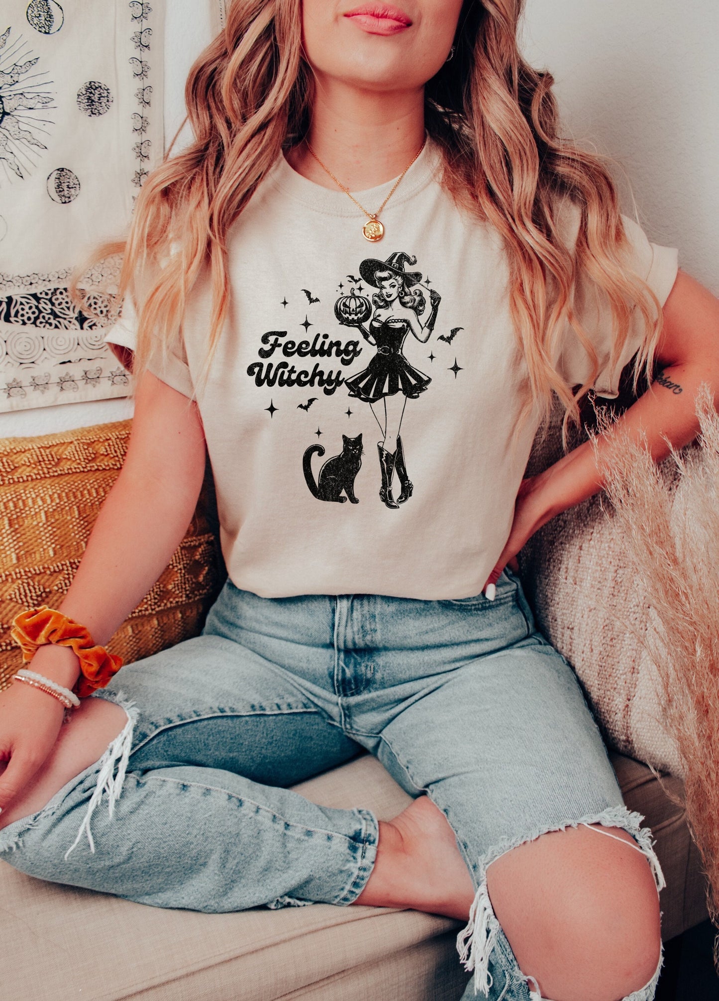 Howdy Witches Cowgirl Western Halloween Shirt - 90s Tee with Witchy Vibes and Design