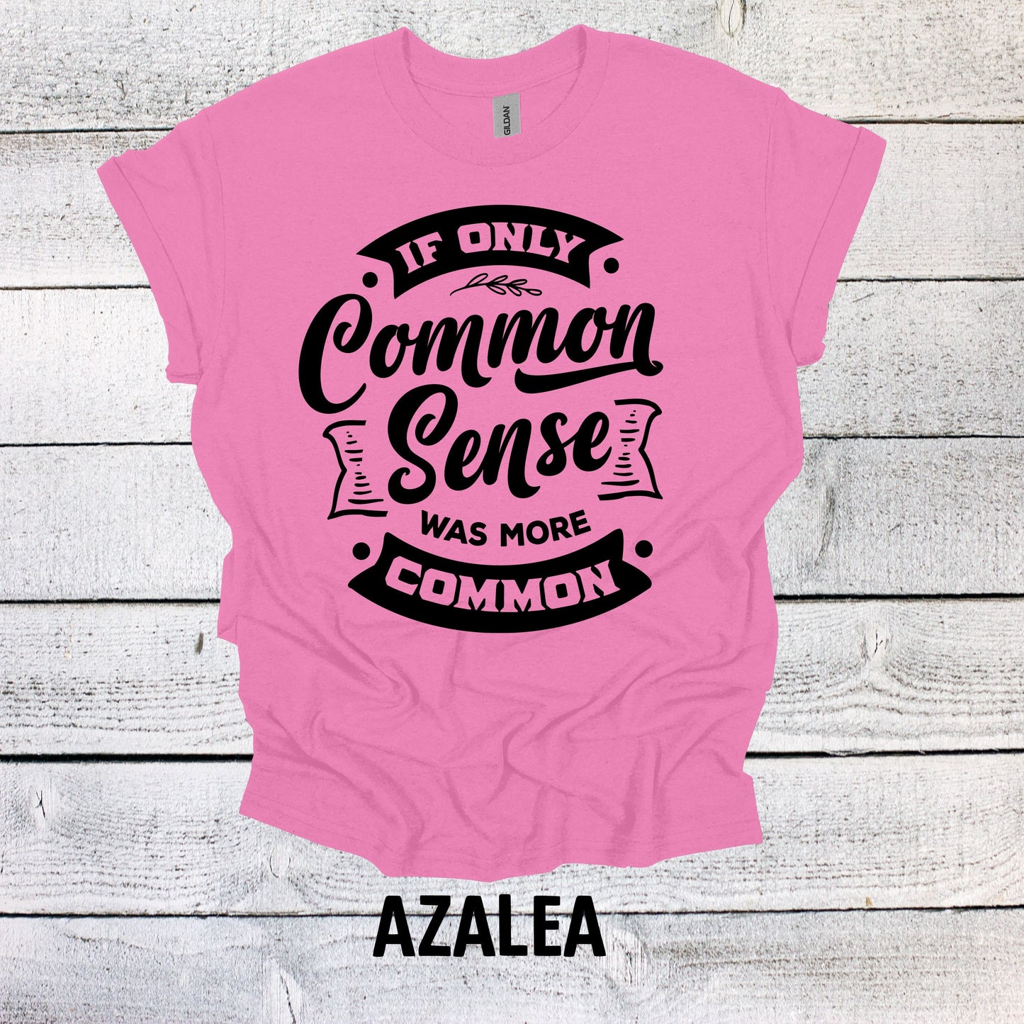 If Only Common Sense was more Common Shirt Funny Graphic Shirt Funny Saying Shirt Funny Gifts Funny Meme Shirt